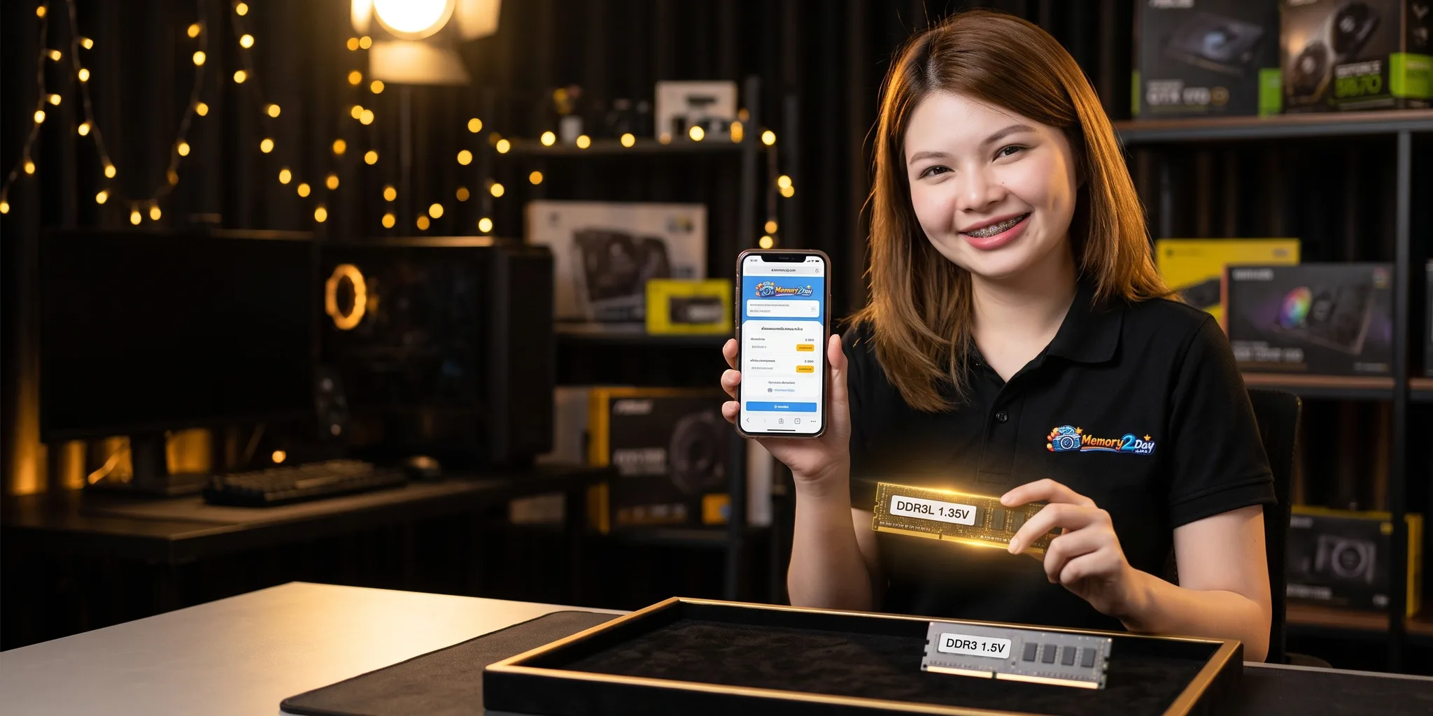 ภาพประกอบ ขายแรม DDR3L จุดแตกต่างเรื่องแรงดันไฟ 1.35V กับ DDR3 ทั่วไปที่ควรระบุให้ชัดเจน